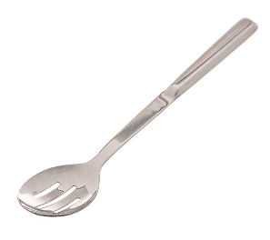 Stainless serving utensils
